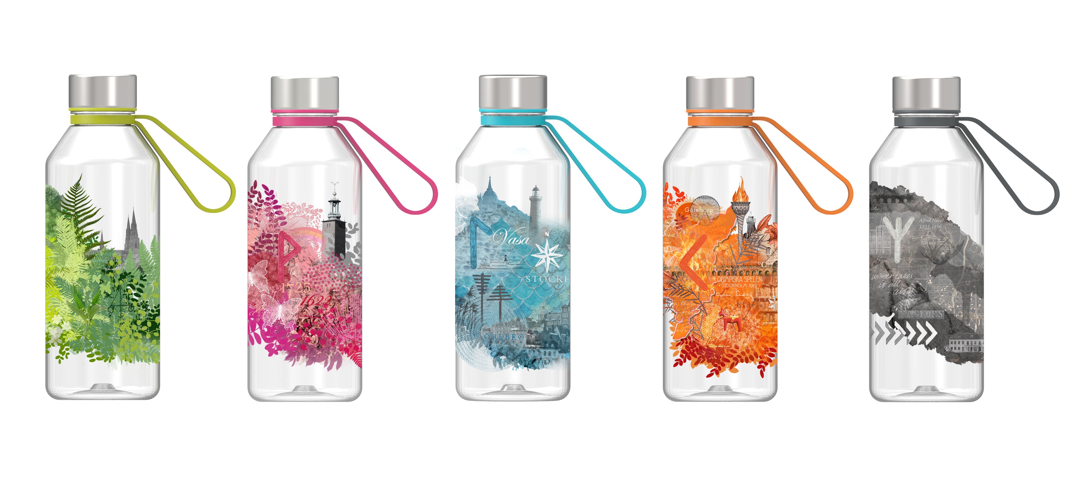 WisdomFlask Water Bottle - Carl Oscar Tritan™ 0.65L - Yelvio