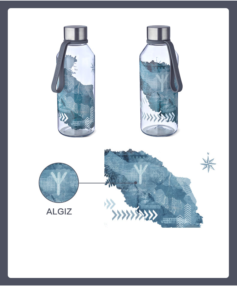 WisdomFlask Water Bottle - Carl Oscar Tritan™ 0.65L - Yelvio