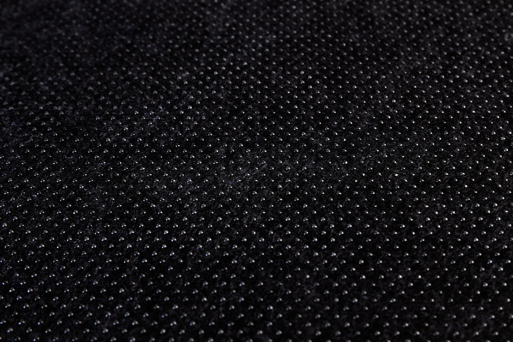 Close-up of black textured fabric